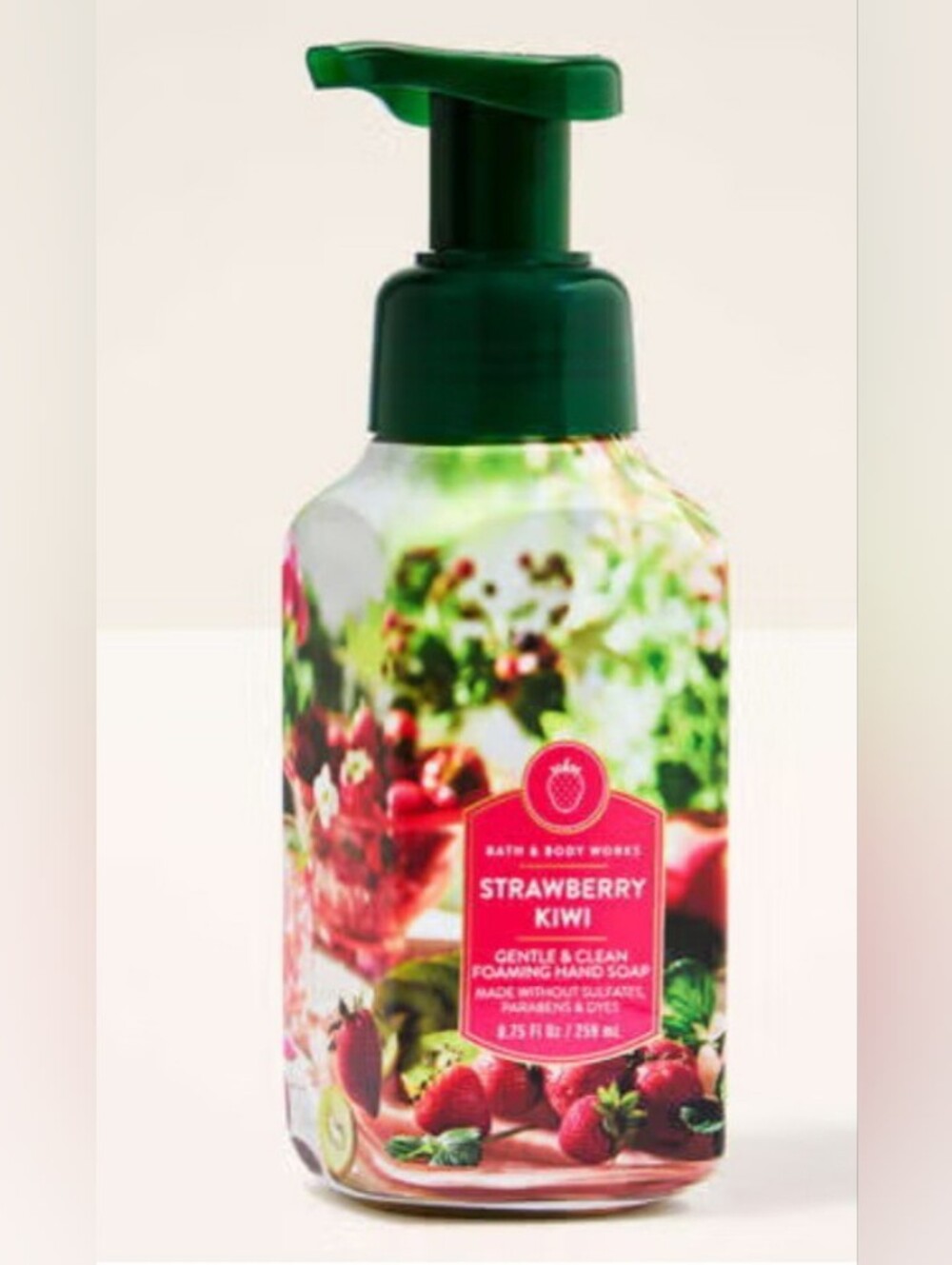 Bath & Body Works Strawberry Kiwi Foaming Hand Soap NWT